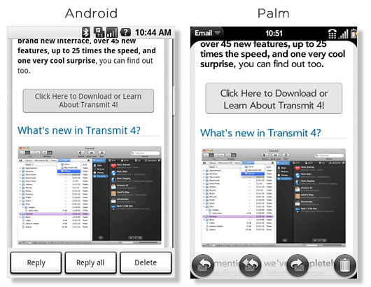 Optimising Html Email for Mobile