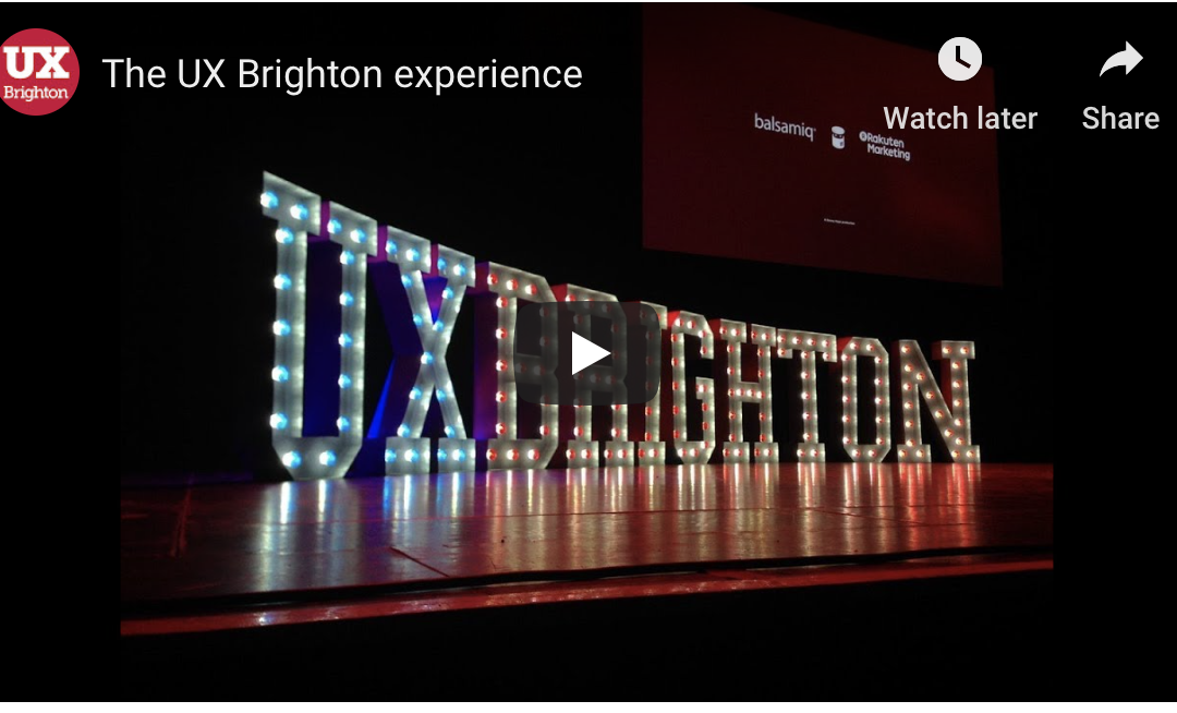 UX Brighton Conference 2018!