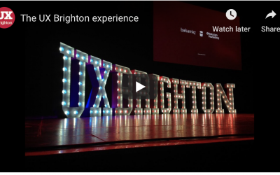 UX Brighton Conference 2018!